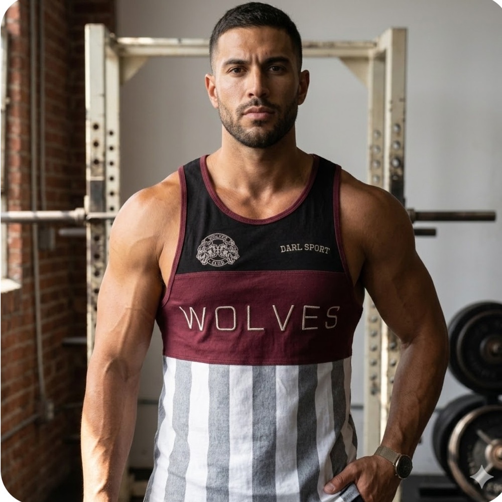 Men’s DARC SPORT 2018 Collection Tank-Top Small Multicolor Embroidery 419 Of 500